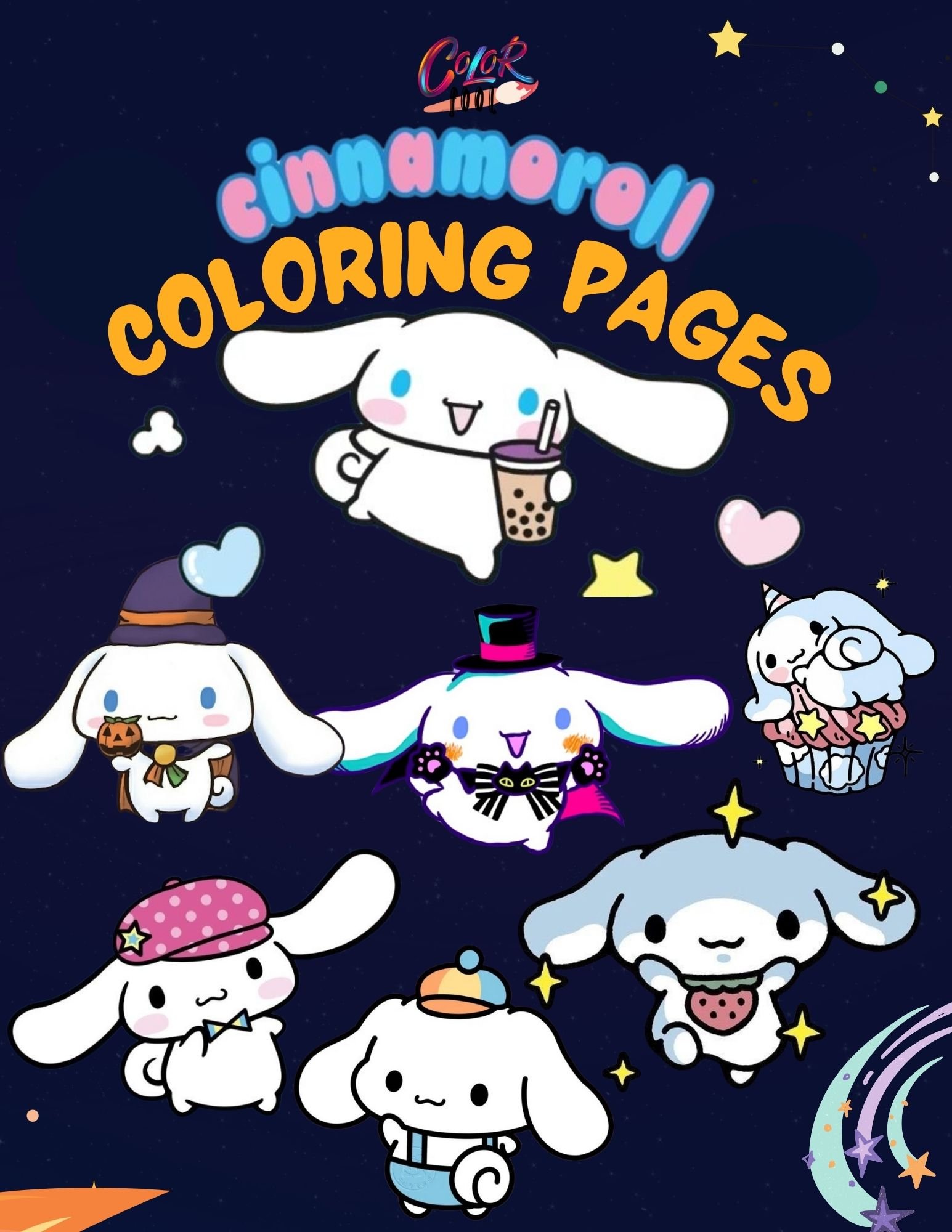 cinnamoroll coloring pages