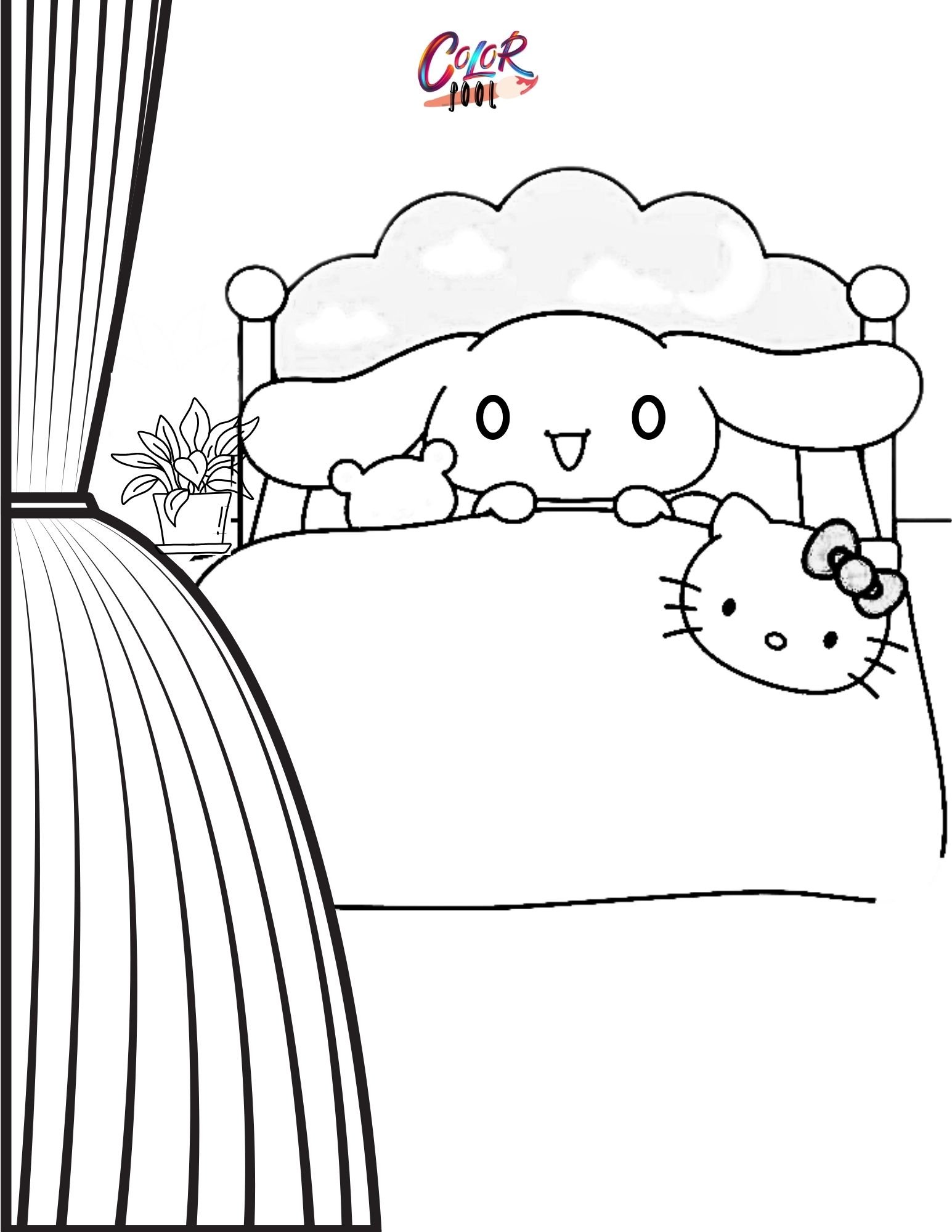 cute cinnamoroll coloring pages