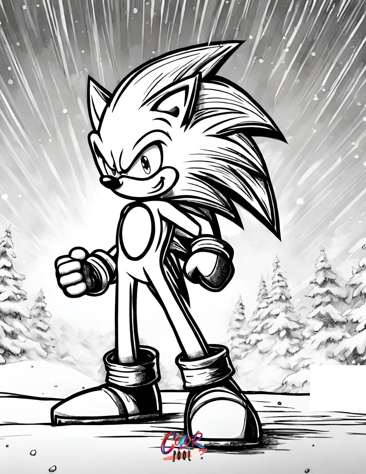 sonic characters coloring pages 