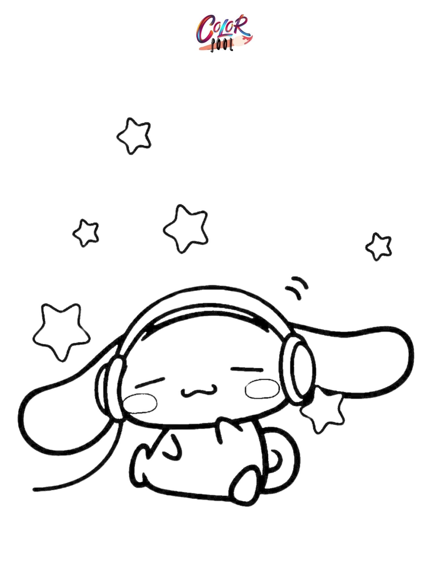 cinnamaroll coloring pages