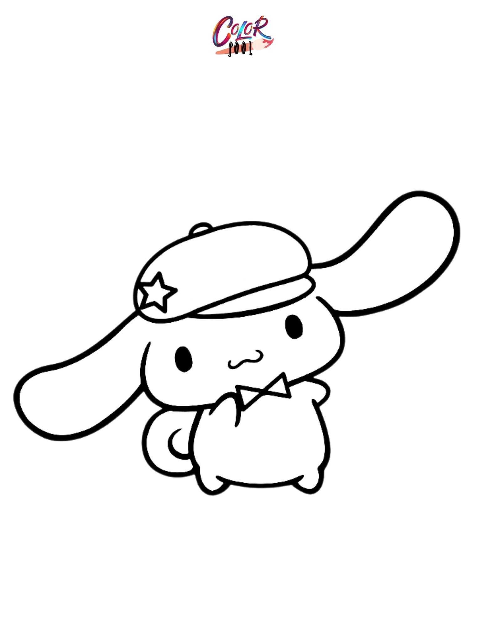 cinnamoroll coloring sheet