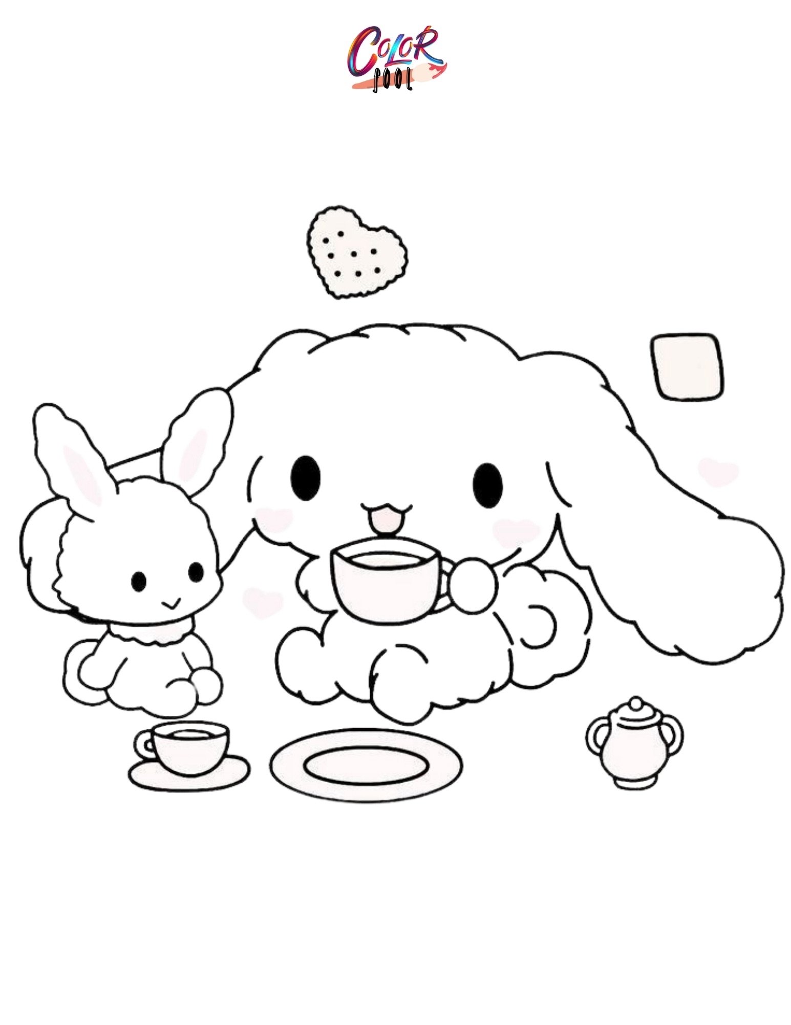 cinnamoroll coloring pages