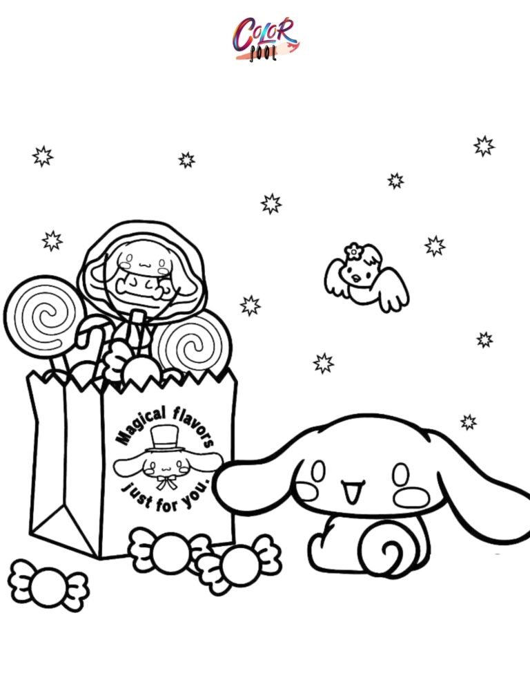 Cinnamoroll Coloring Pages — 40+ Free Printables