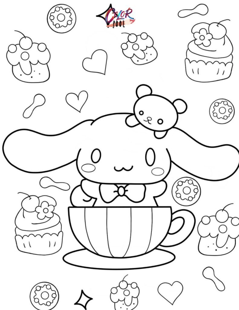 Cinnamoroll Coloring Pages — 40+ Free Printables