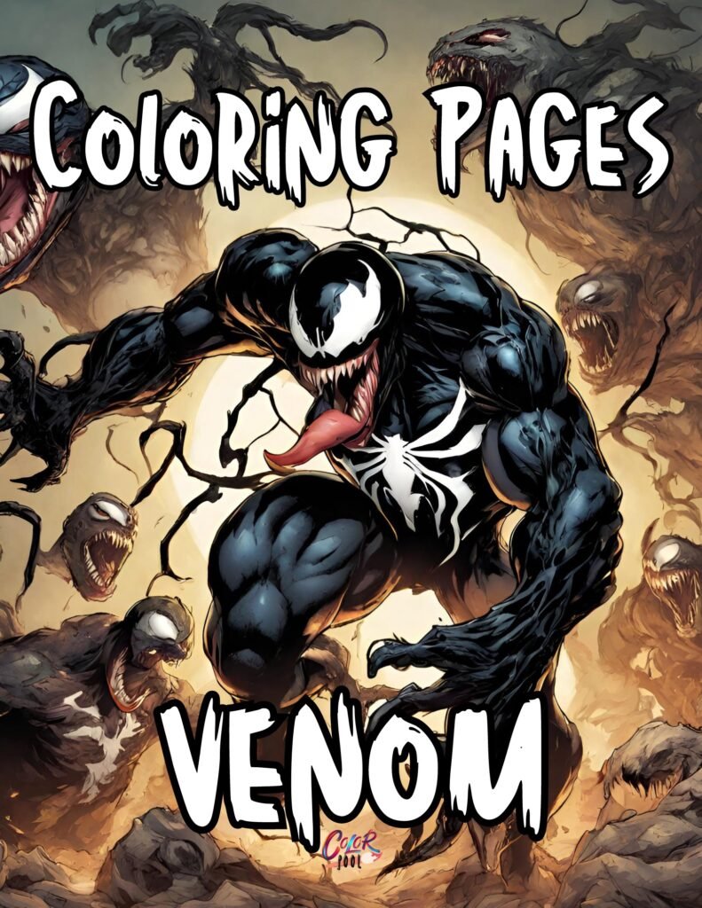 venom coloring pages
