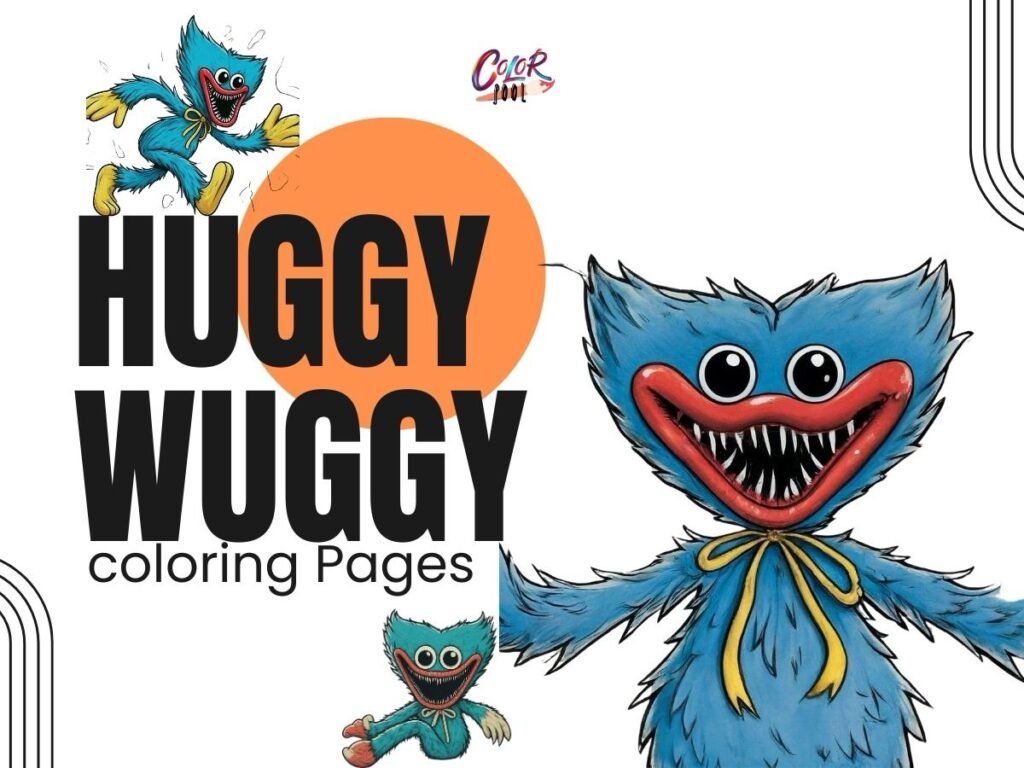 Poppy Playtime Fun — 30+ Huggy Wuggy Coloring Pages!