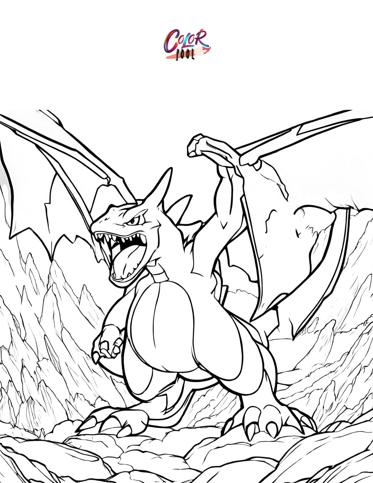 charizard pictures to color