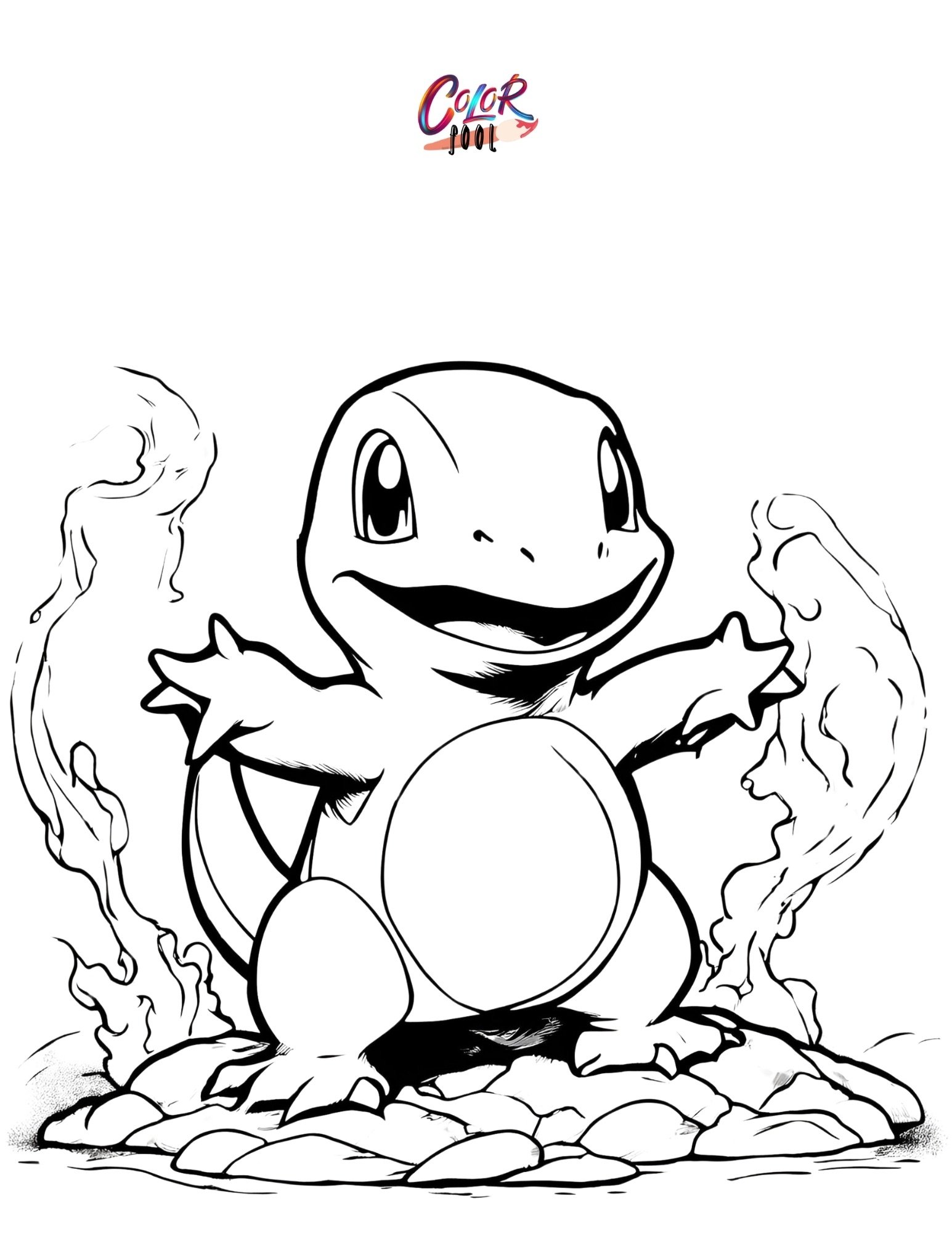 charmander coloring