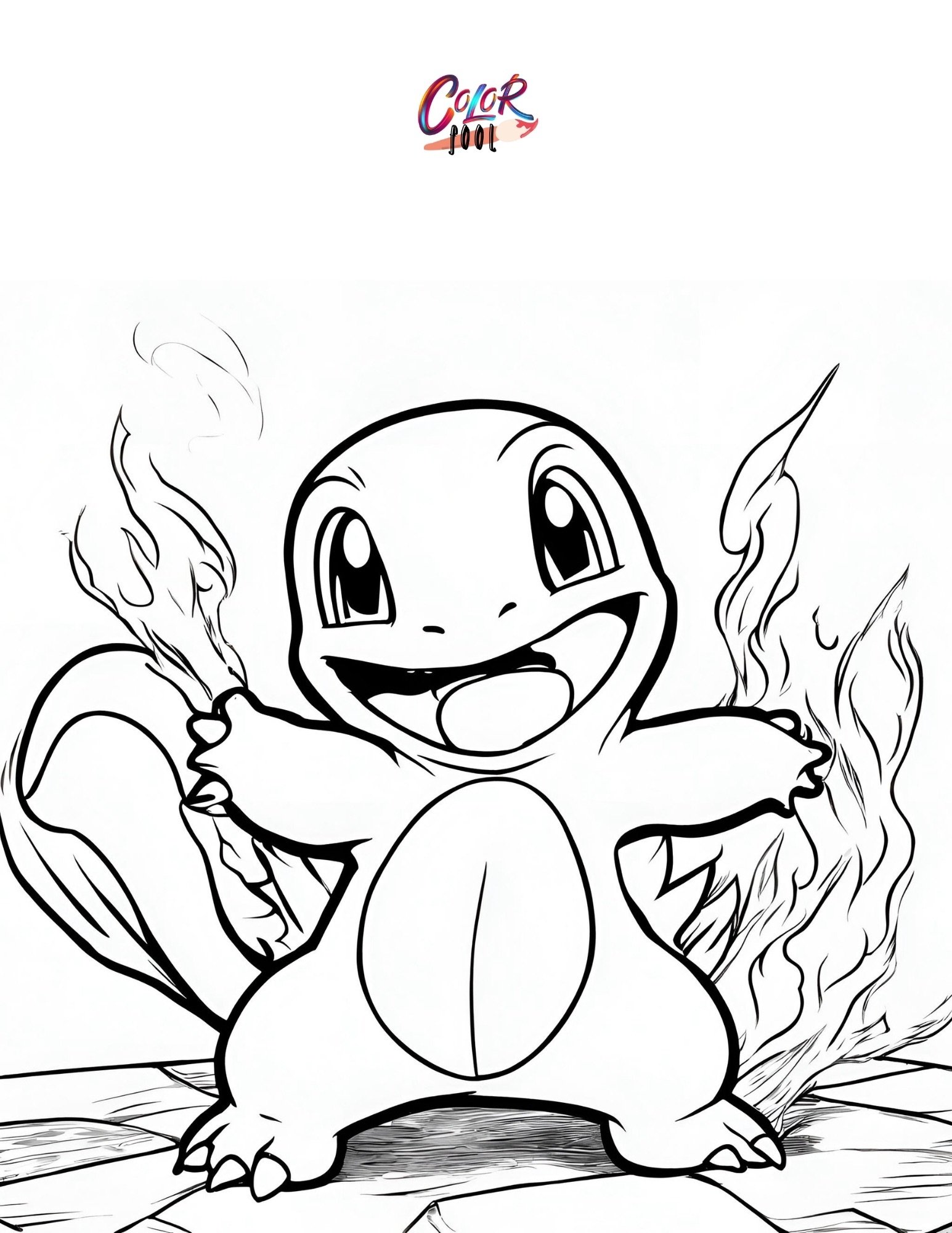 pokemon charmander coloring pages