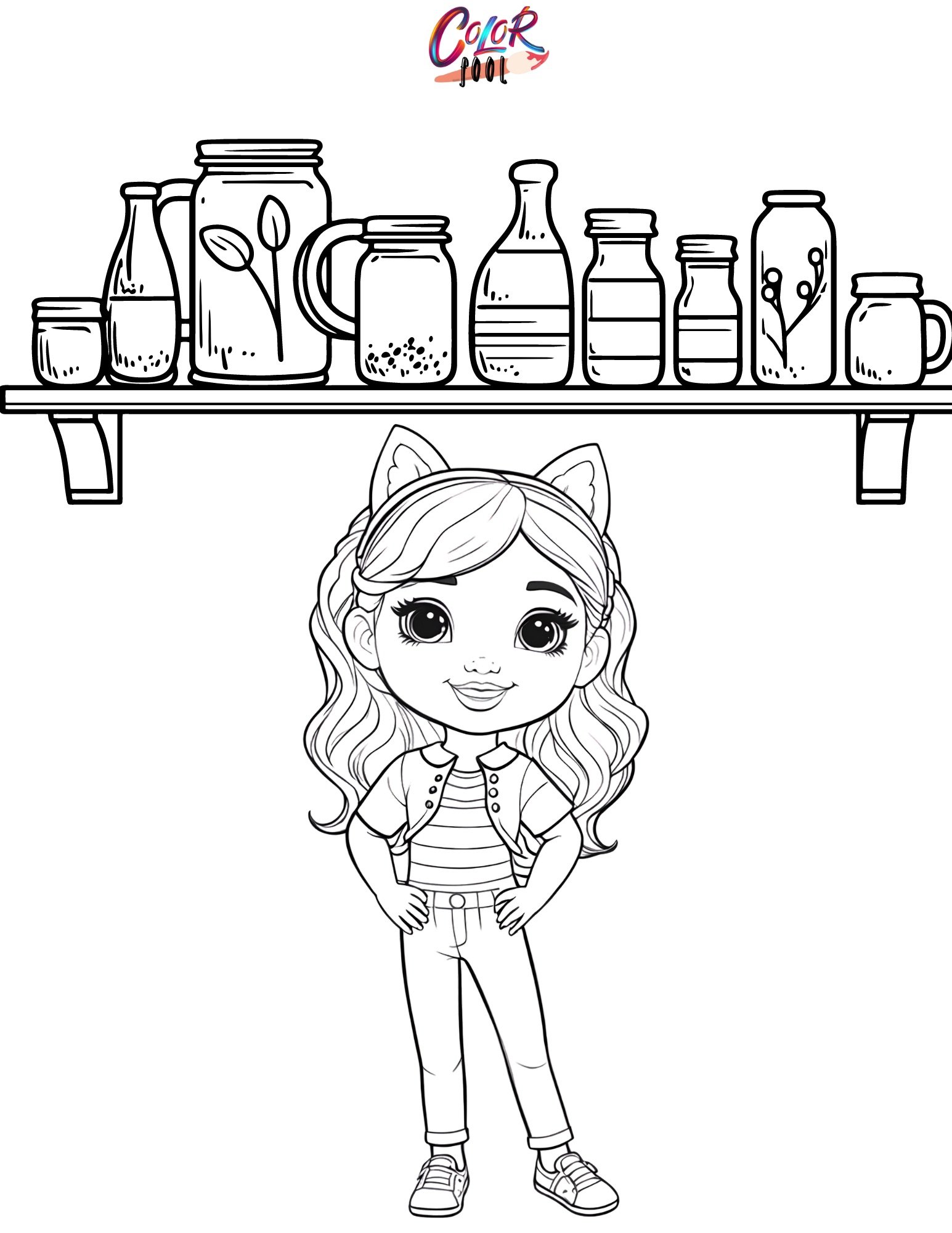 gabby coloring pages