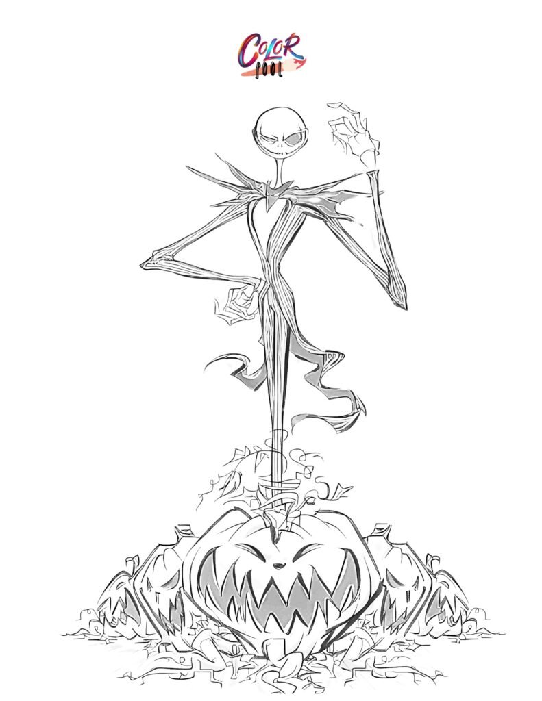 Jack Skellington Coloring Pages — 30+ FREE Printables