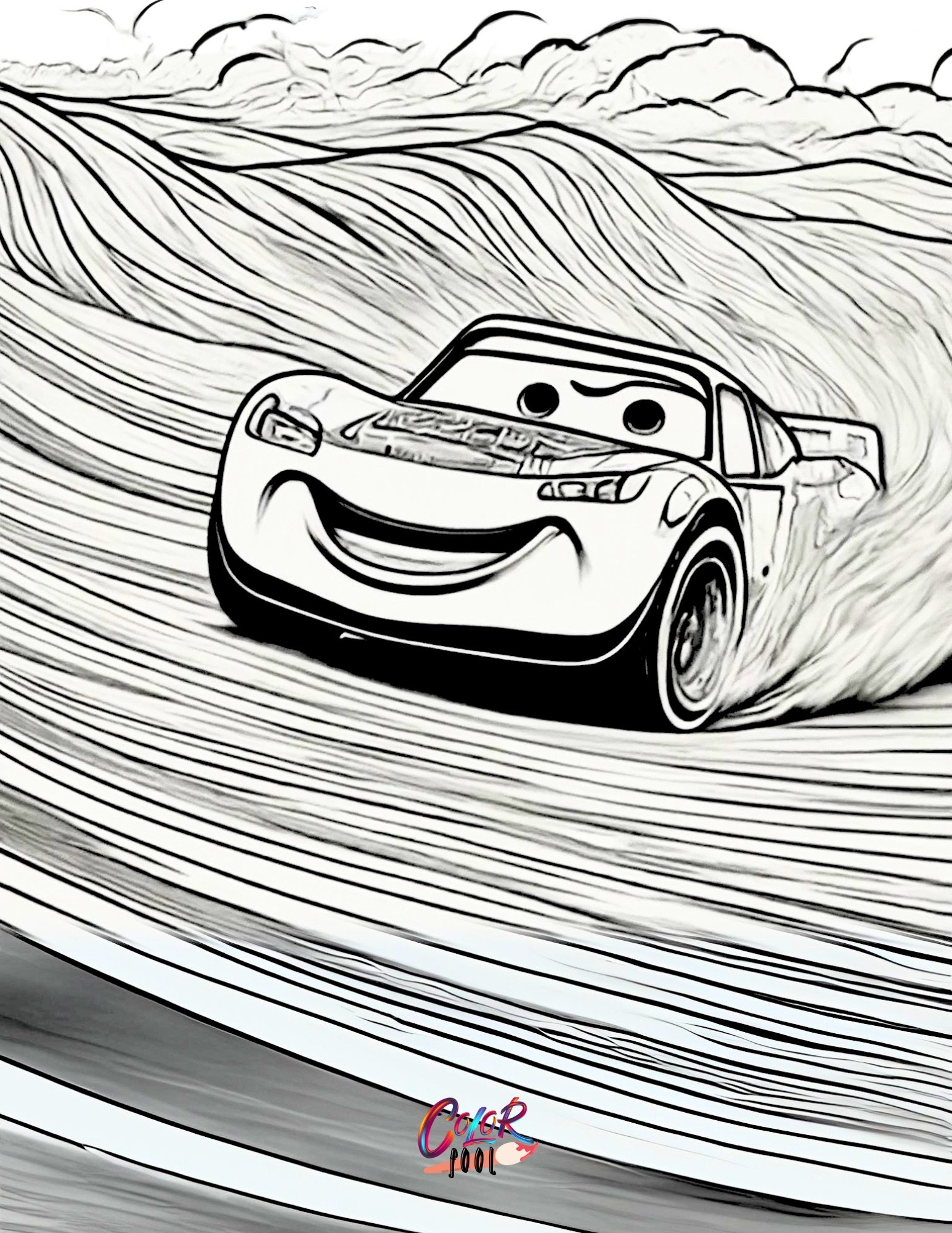 lightning mcqueen coloring pages