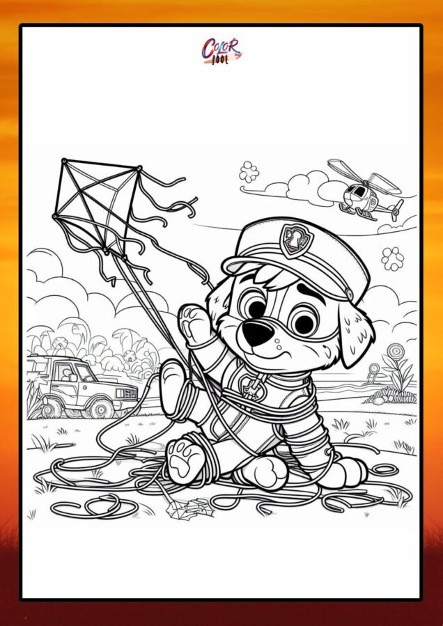 free paw patrol coloring pages