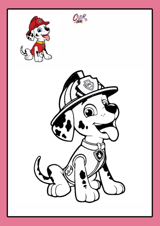 paw patrol coloring sheets