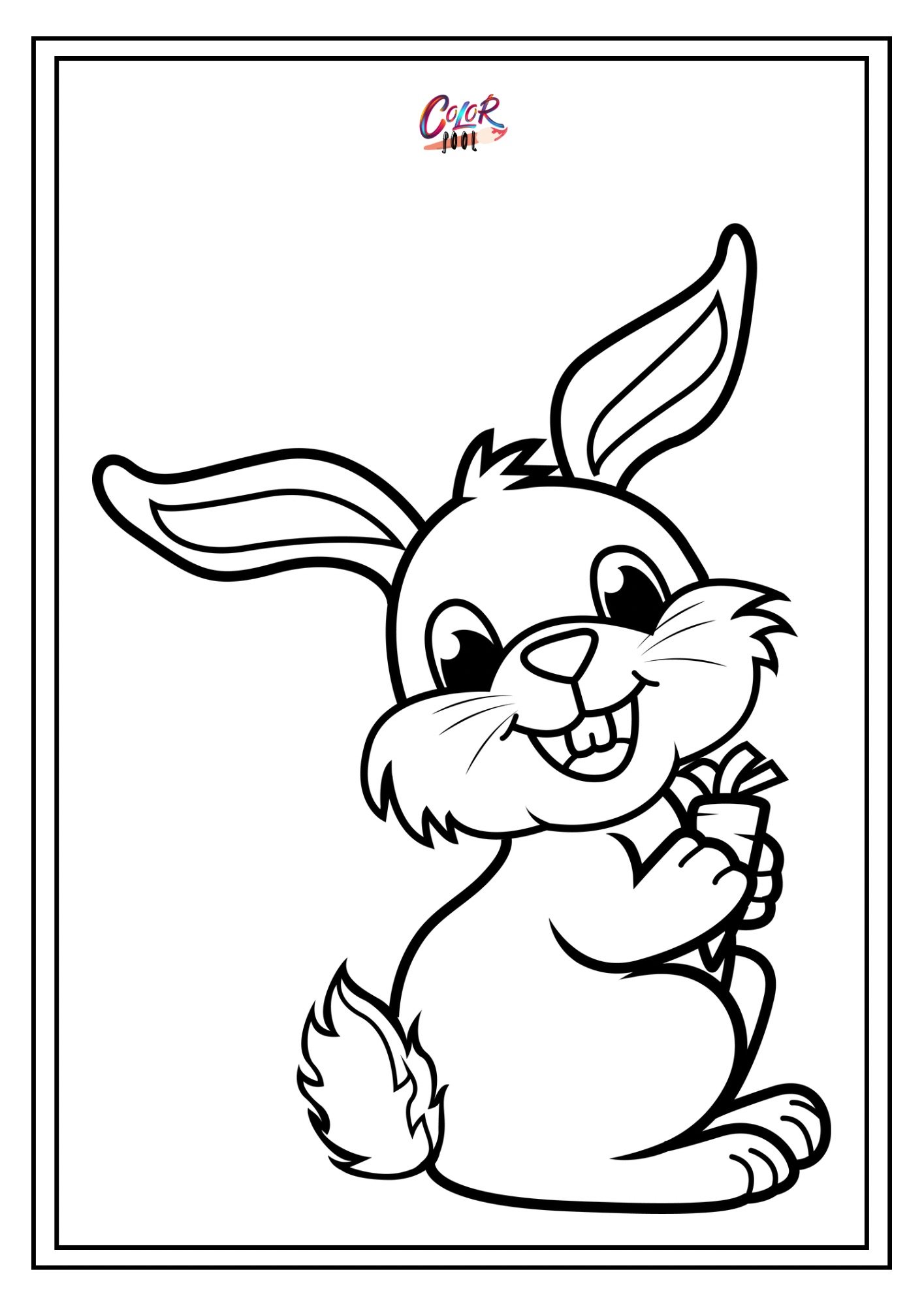 Bunny coloring pages