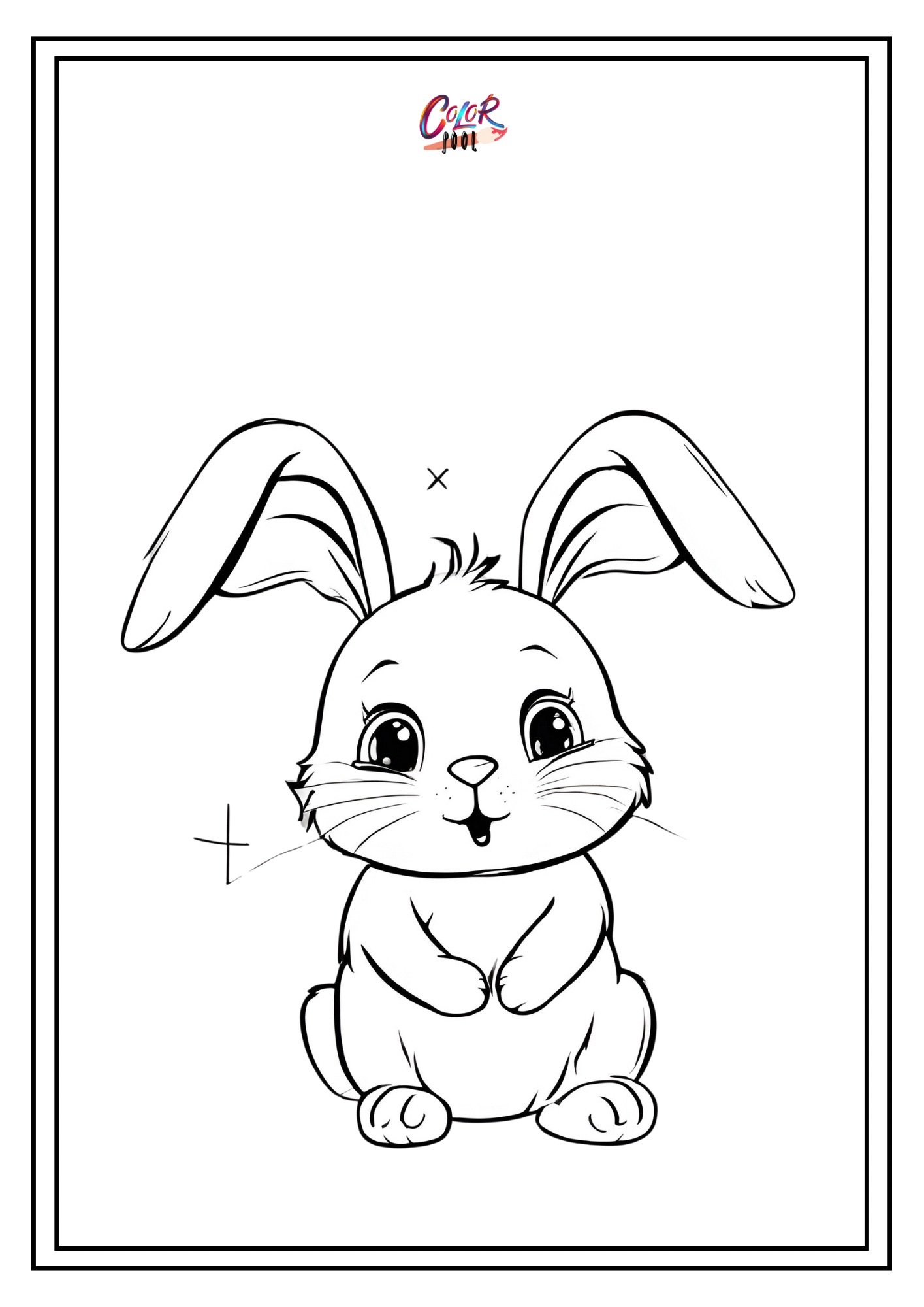 Free bunny coloring pages