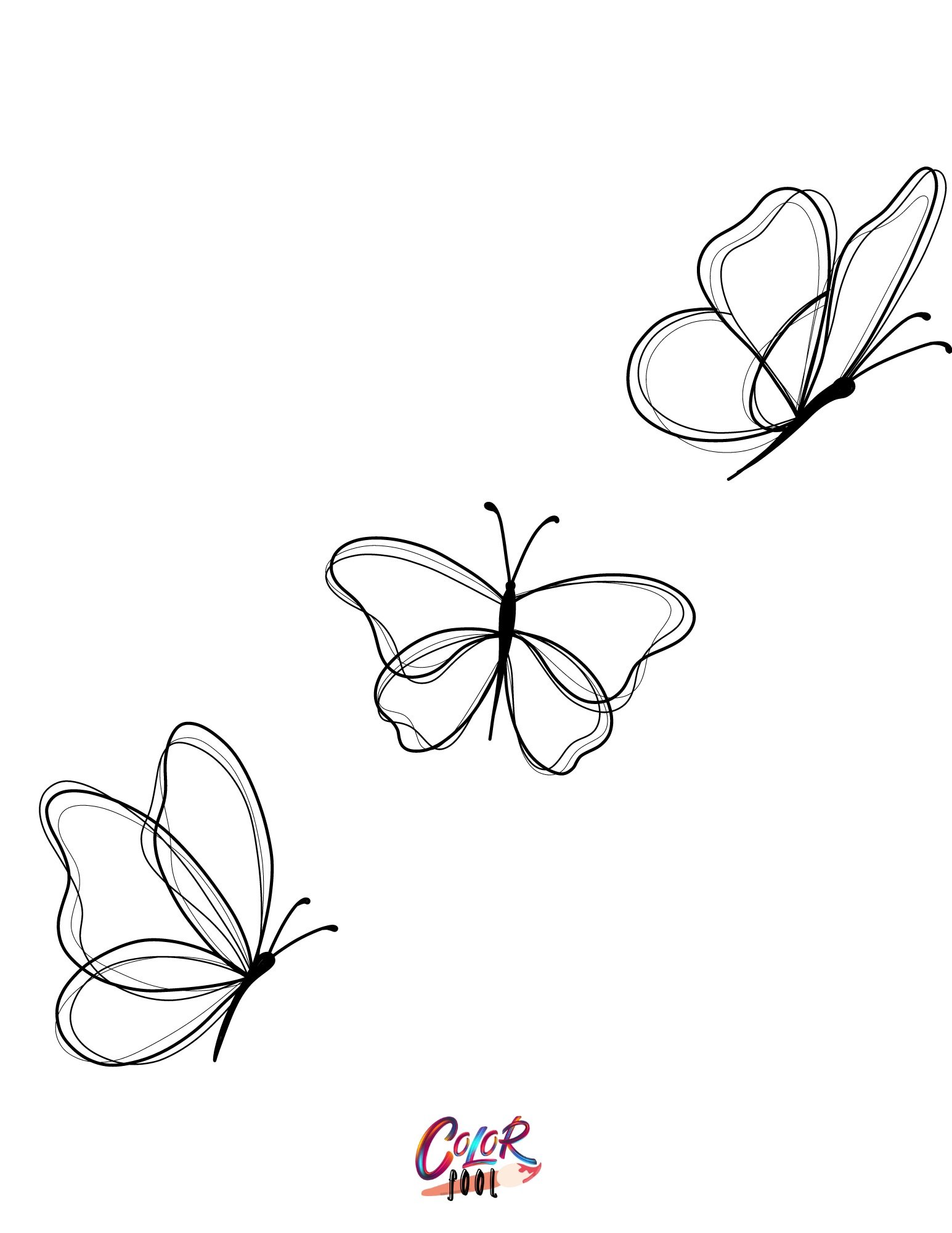 Butterfly coloring pages printable