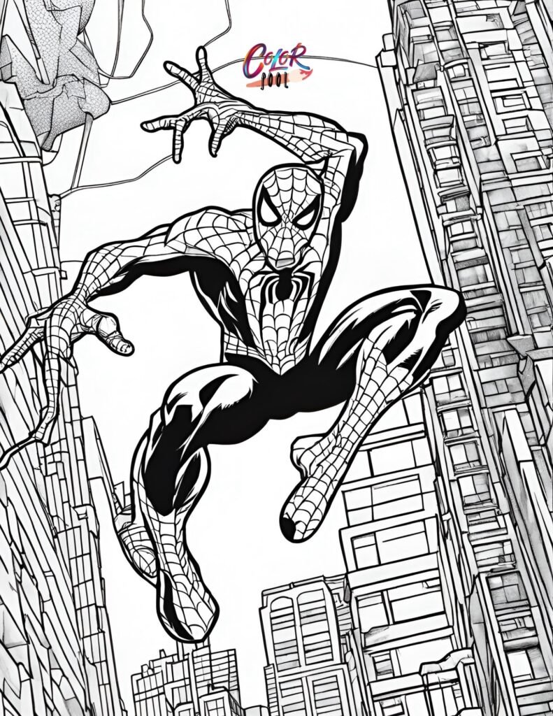 Spiderman Coloring Pages — 30+ Best Swing Into Fun