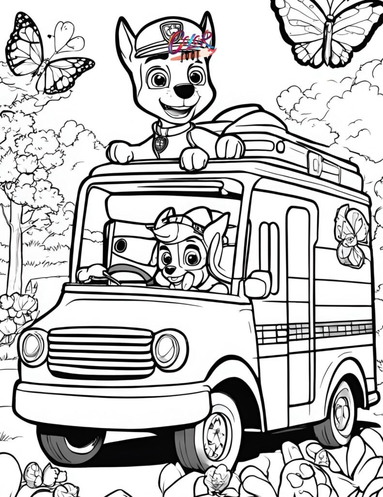 Color book paw patrol