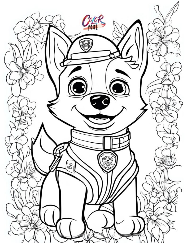 Pawpatrol coloring