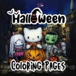 halloween hello kitty coloring pages