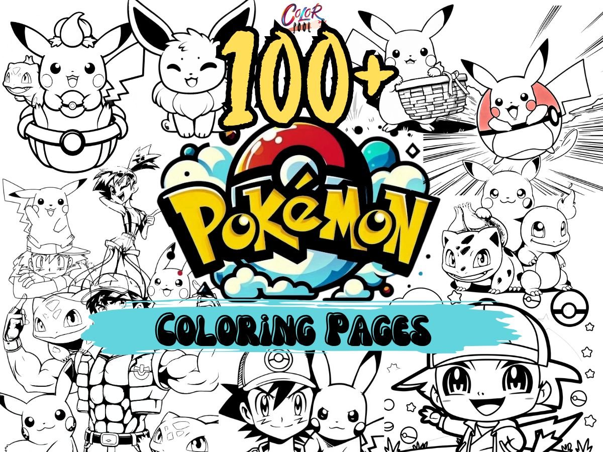 pokemon coloring pages printables