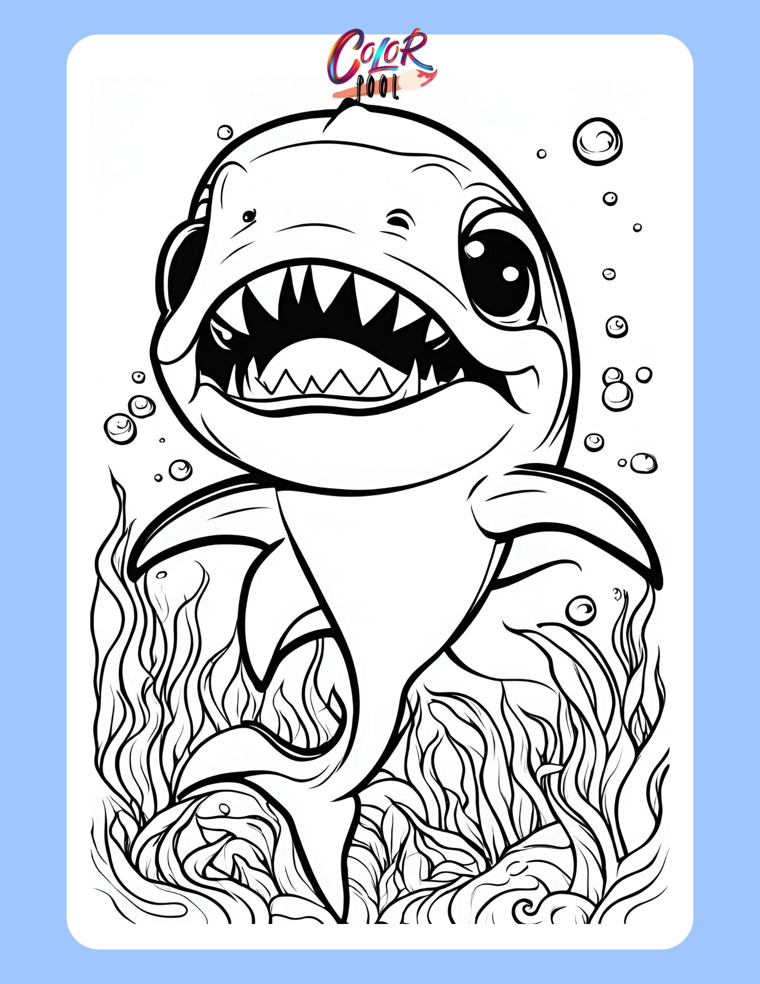 baby shark coloring