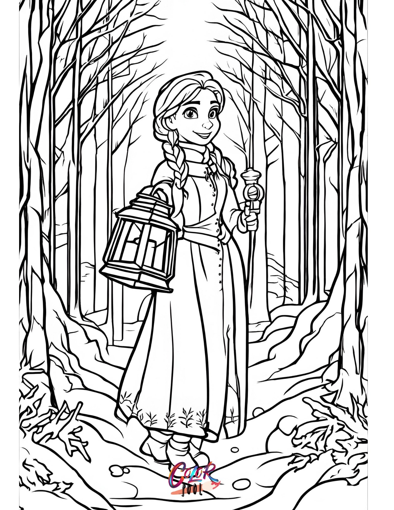 elsa frozen coloring pages