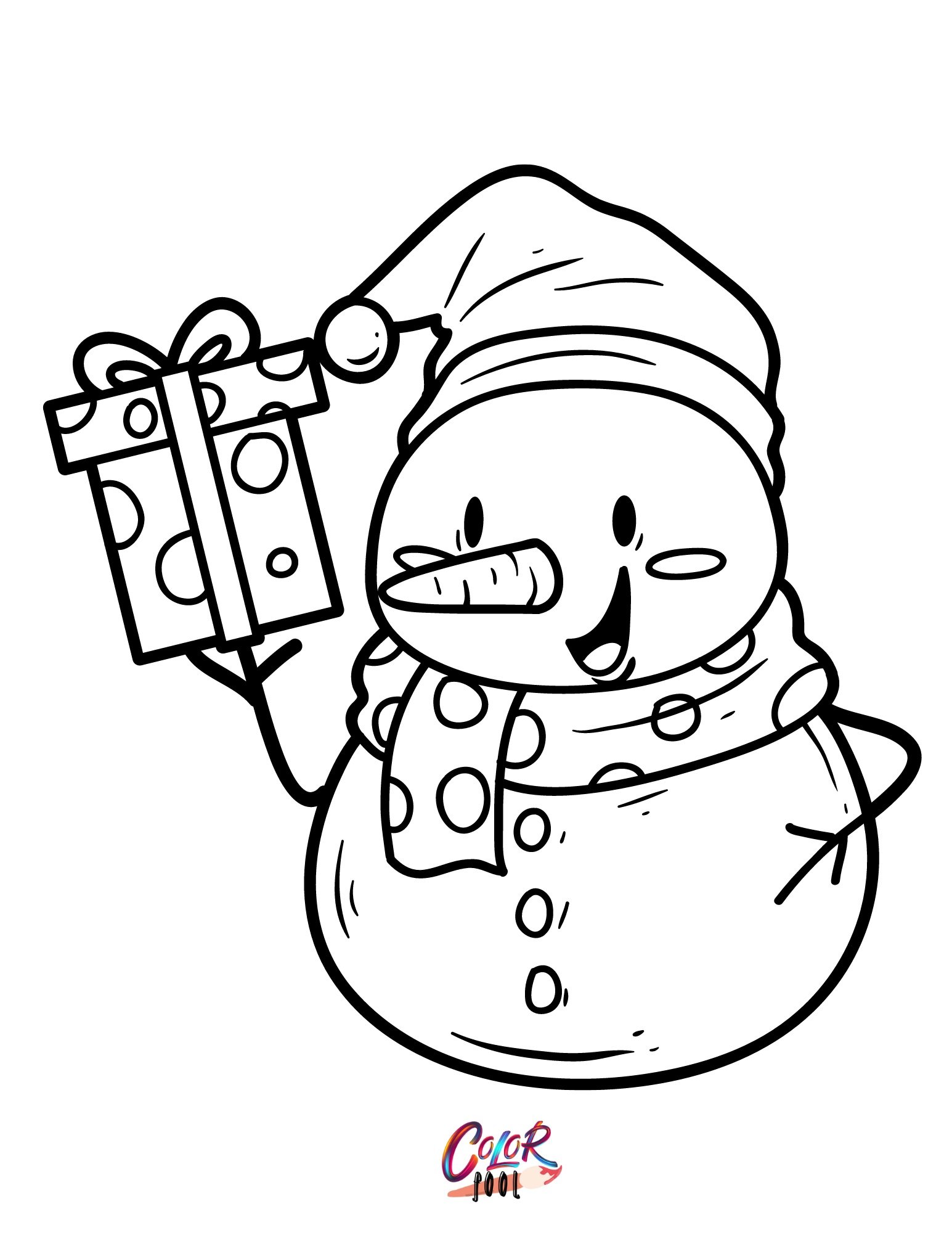 coloring page christmas