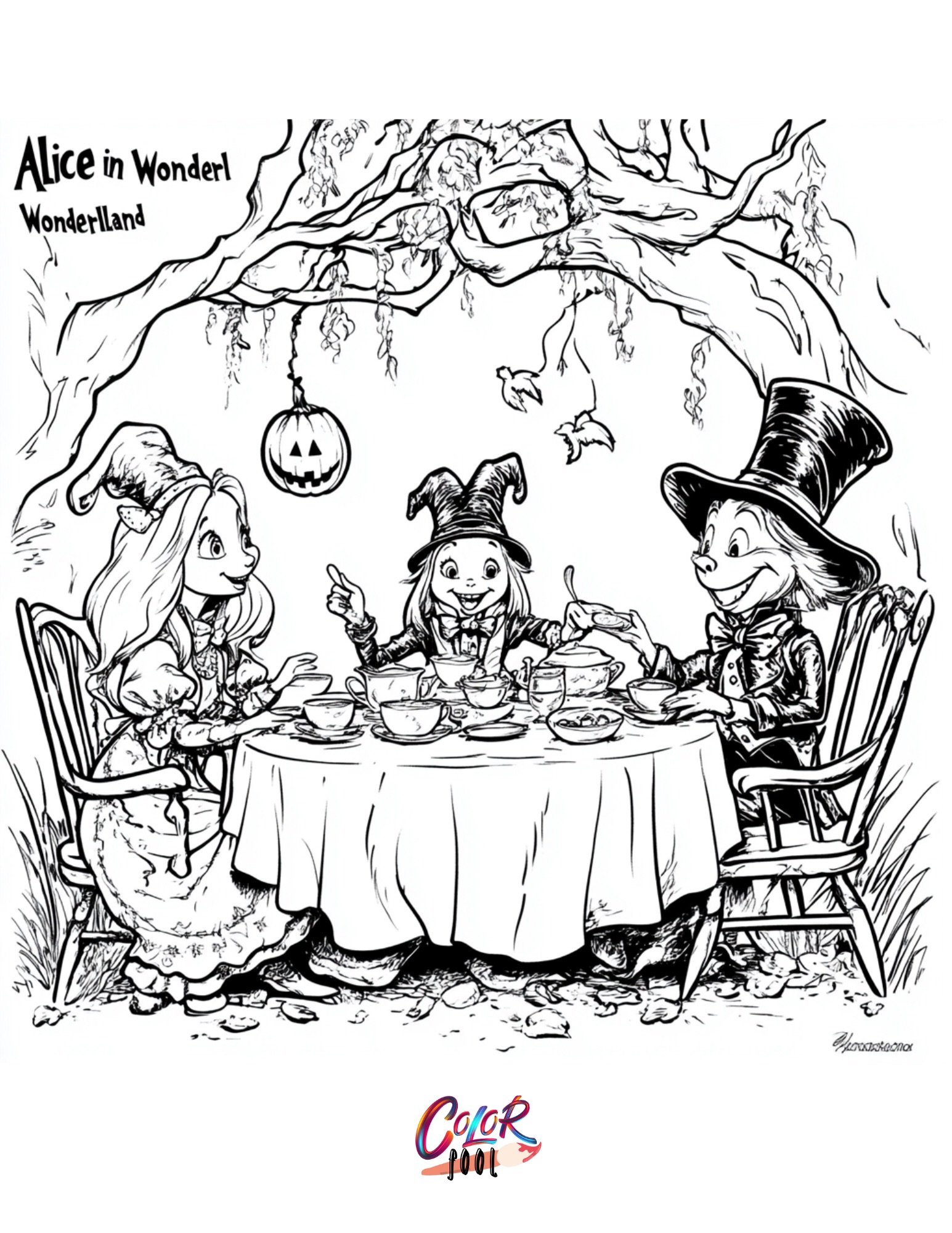 disney halloween coloring pages free