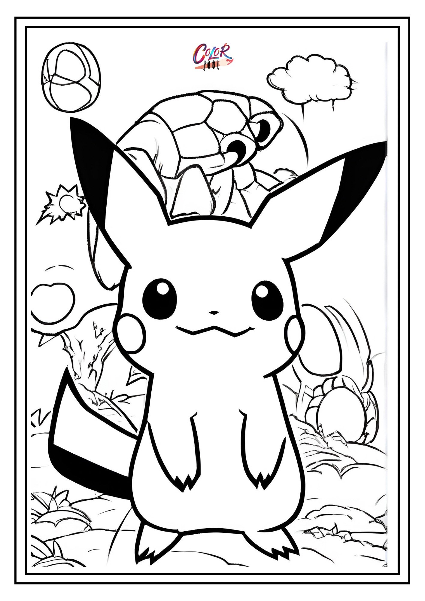 Pokemon coloring printables