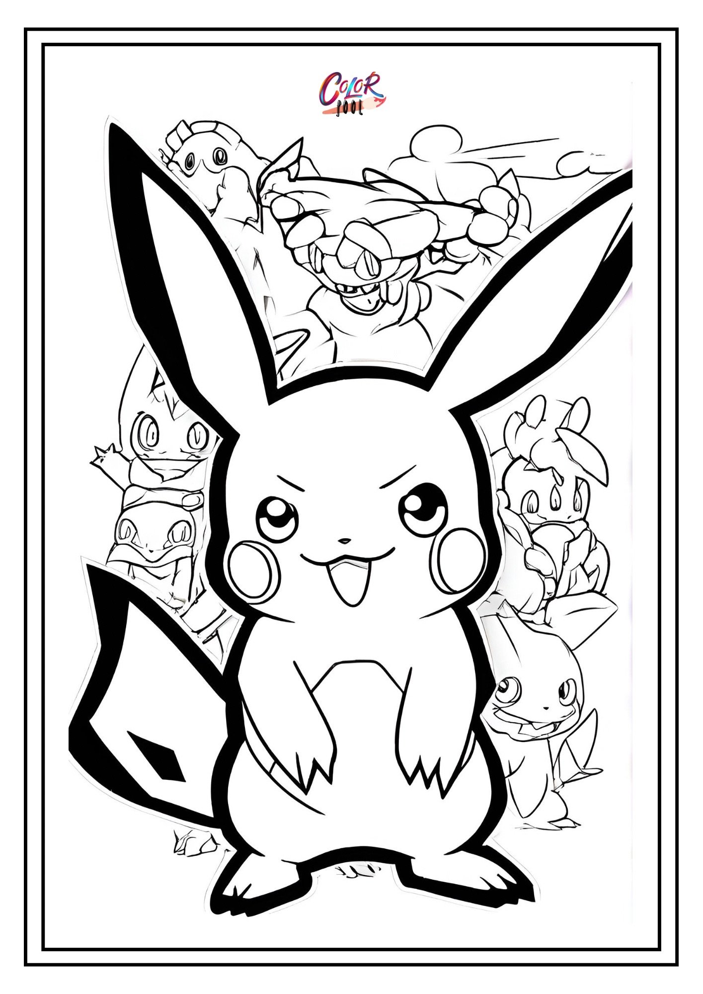 Pokemon coloring pages to print