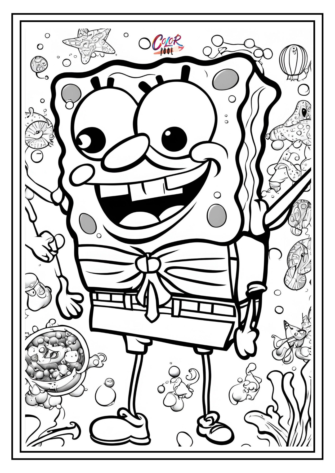 Coloring pages spongebob