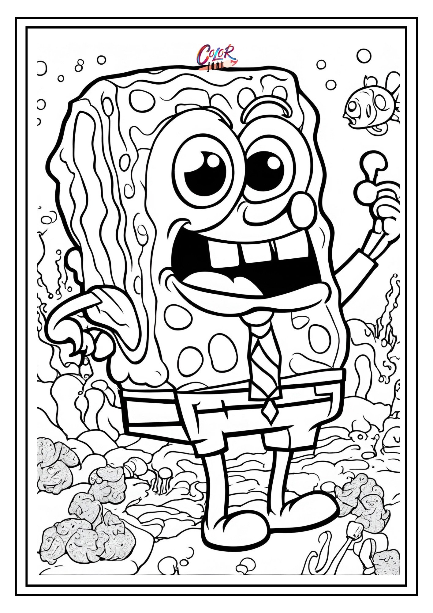 SpongeBob coloring page