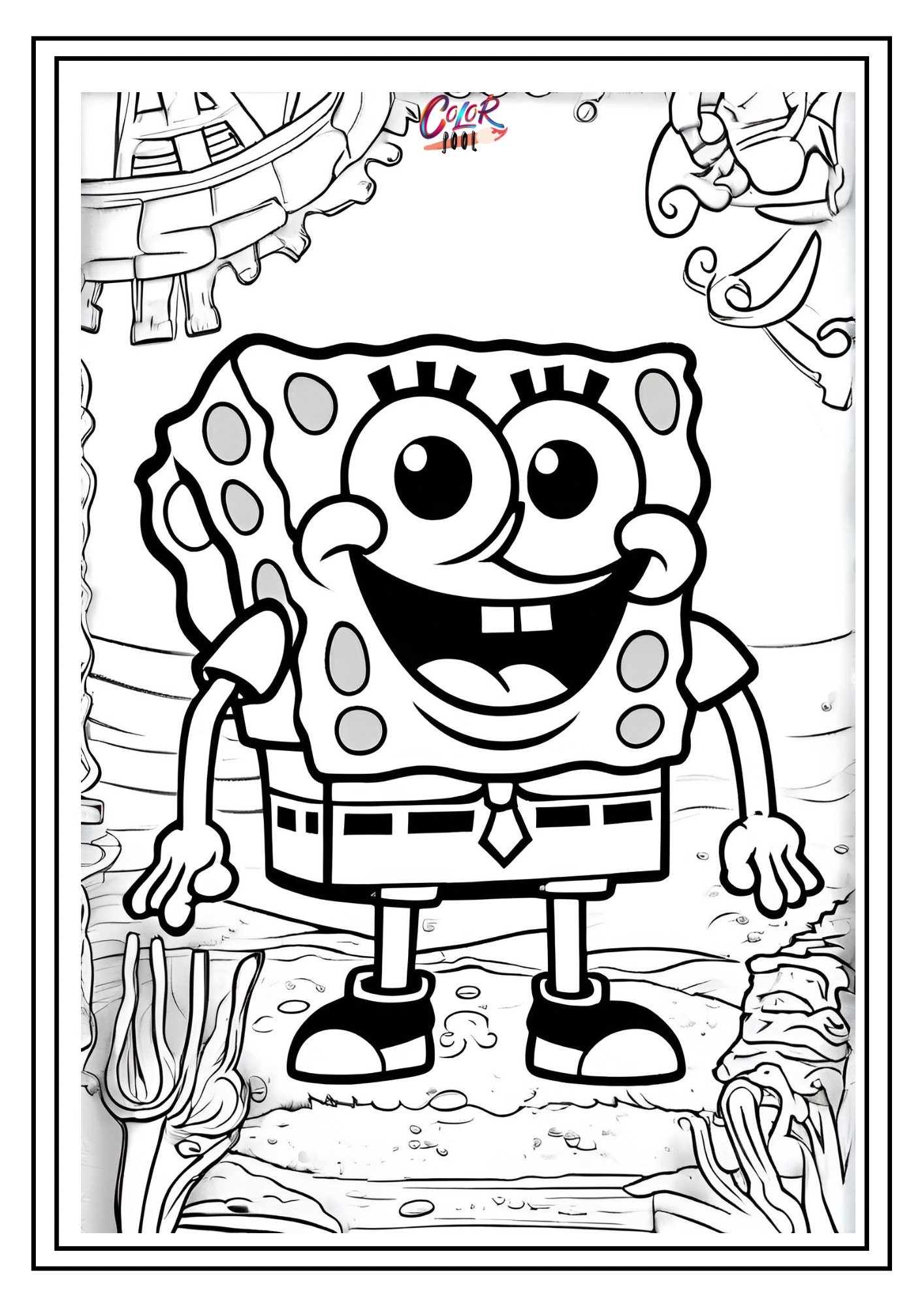 Spongebob coloring pages