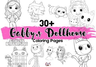 gabbys dollhouse coloring pages