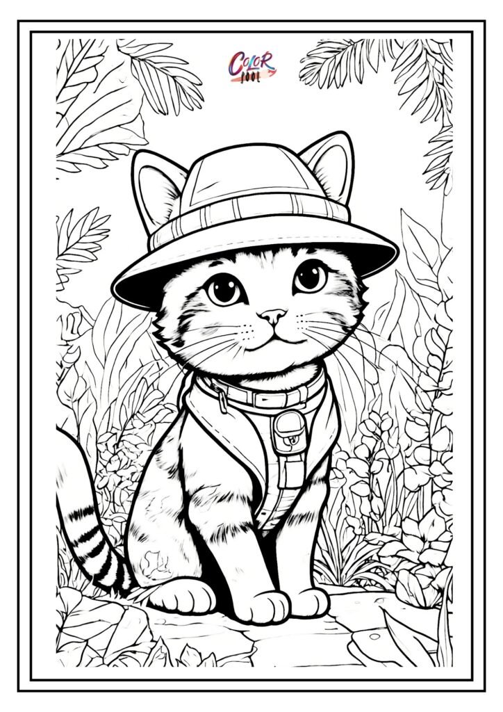 cat coloring pages