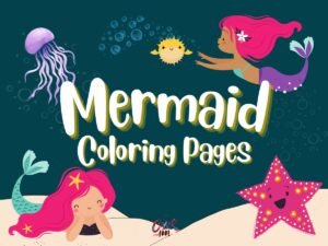 mermaid coloring pages