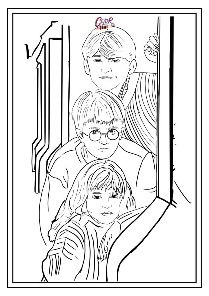 coloring pages harry potter
