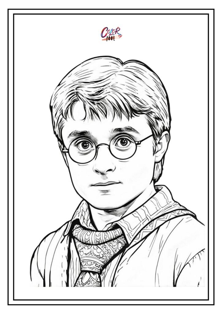 harry potter colouring sheets
