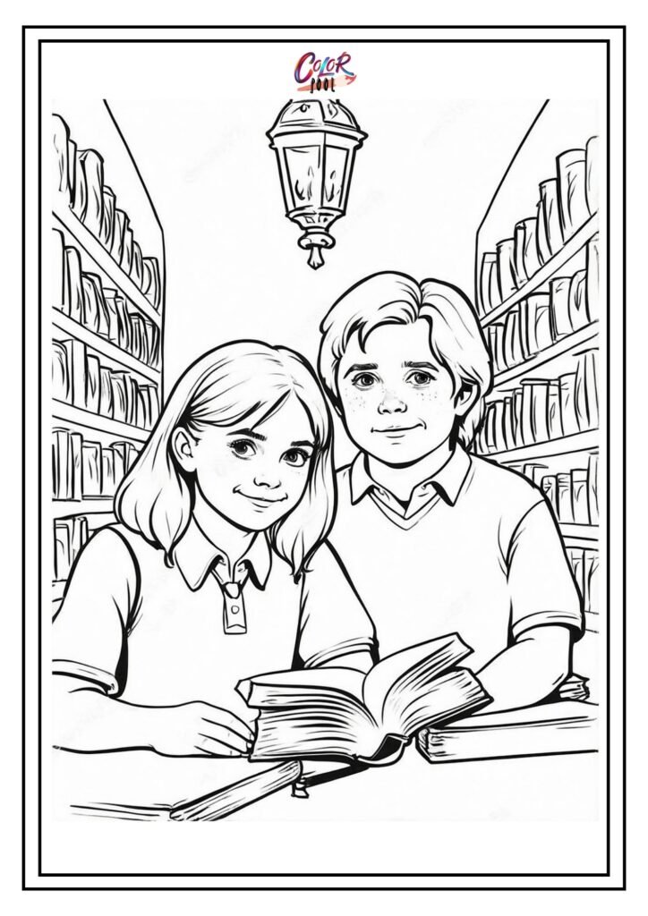 adult coloring pages harry potter​