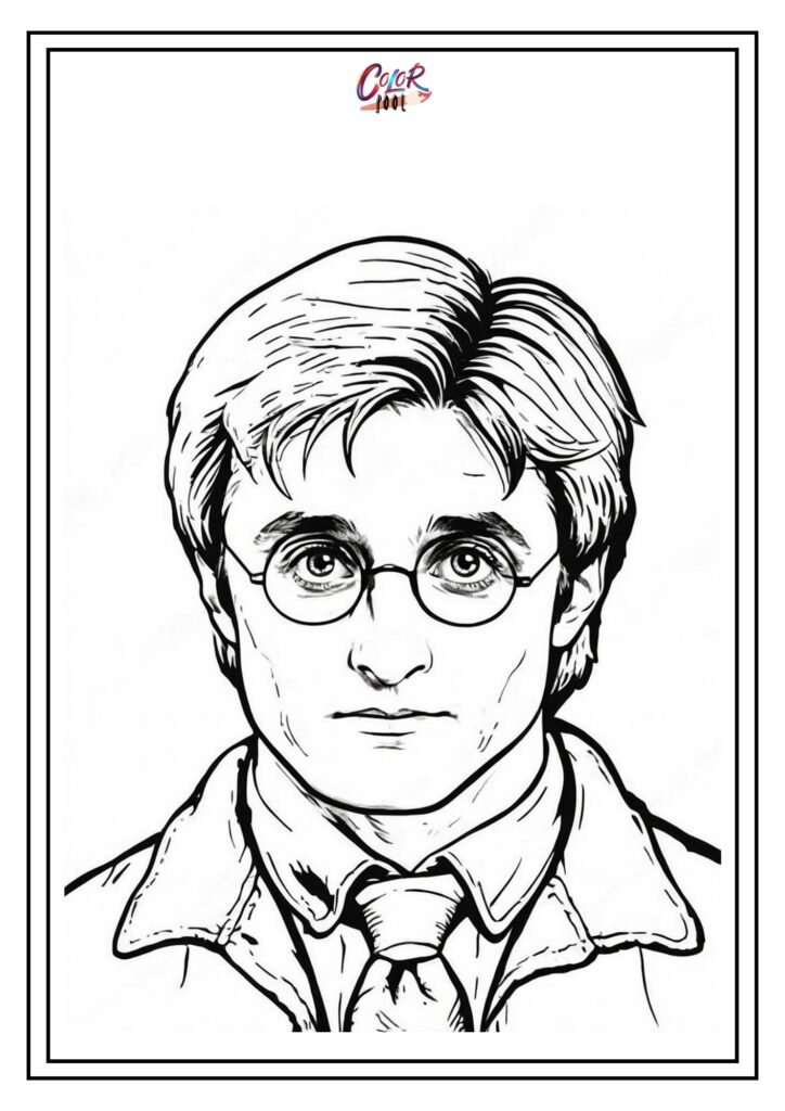 harry potter coloring in pages​
