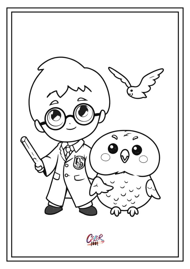 harry potter coloring printables
