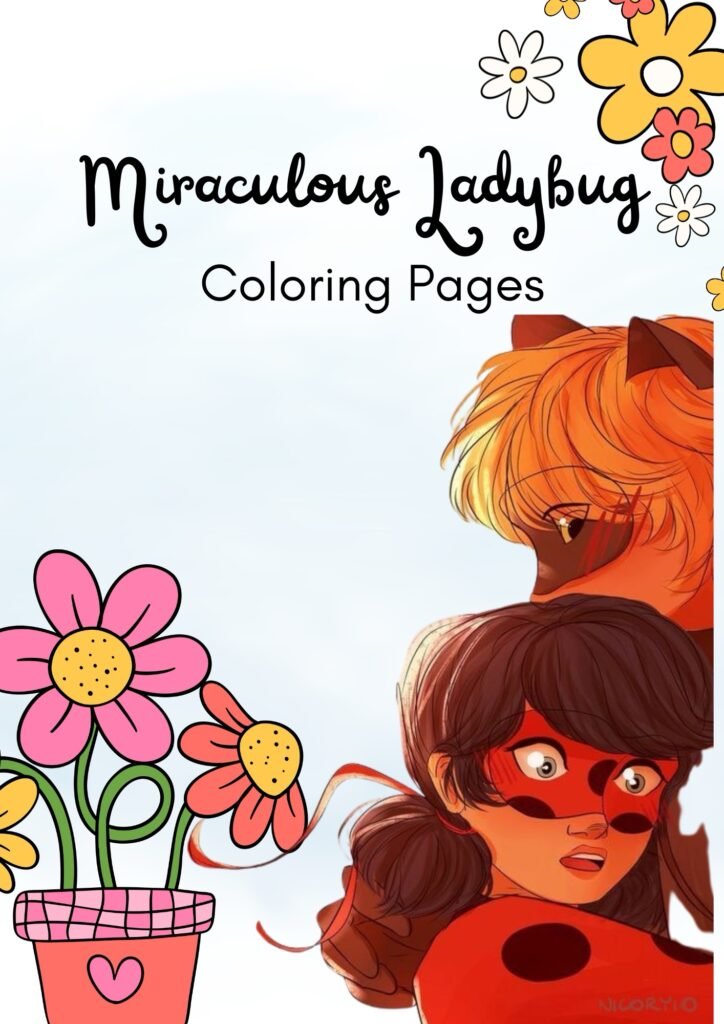 miraculous ladybug coloring page