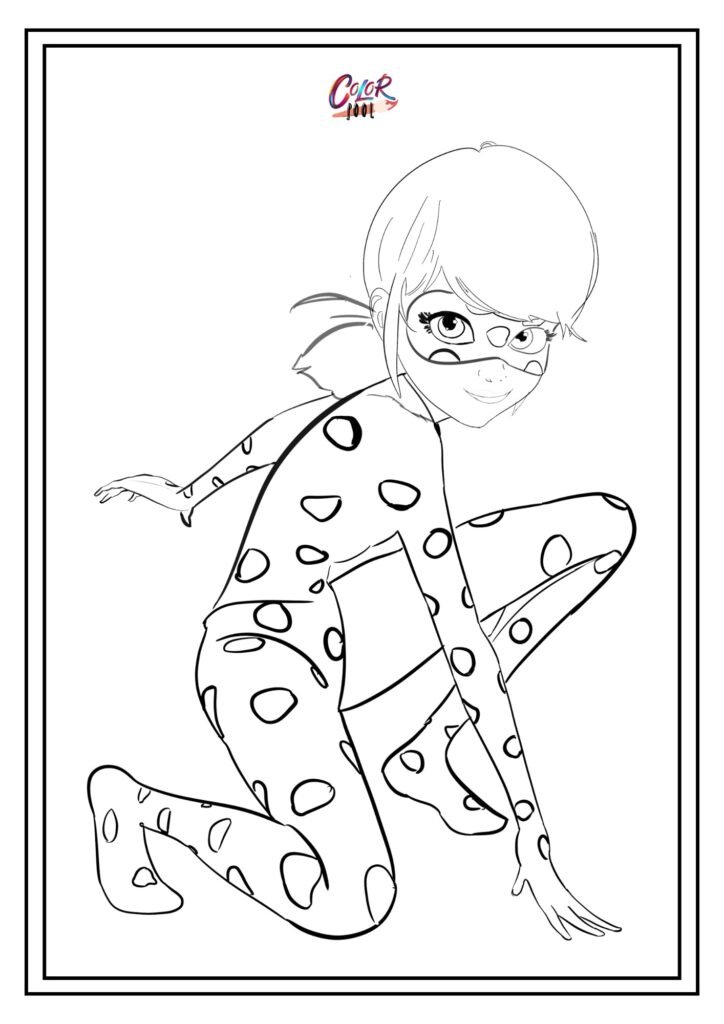 miraculous ladybug coloring pages all characters