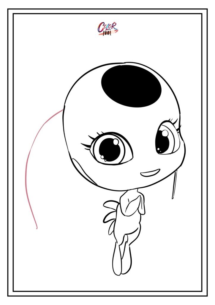 ladybug and cat noir coloring page