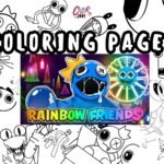 rainbow friends coloring pages