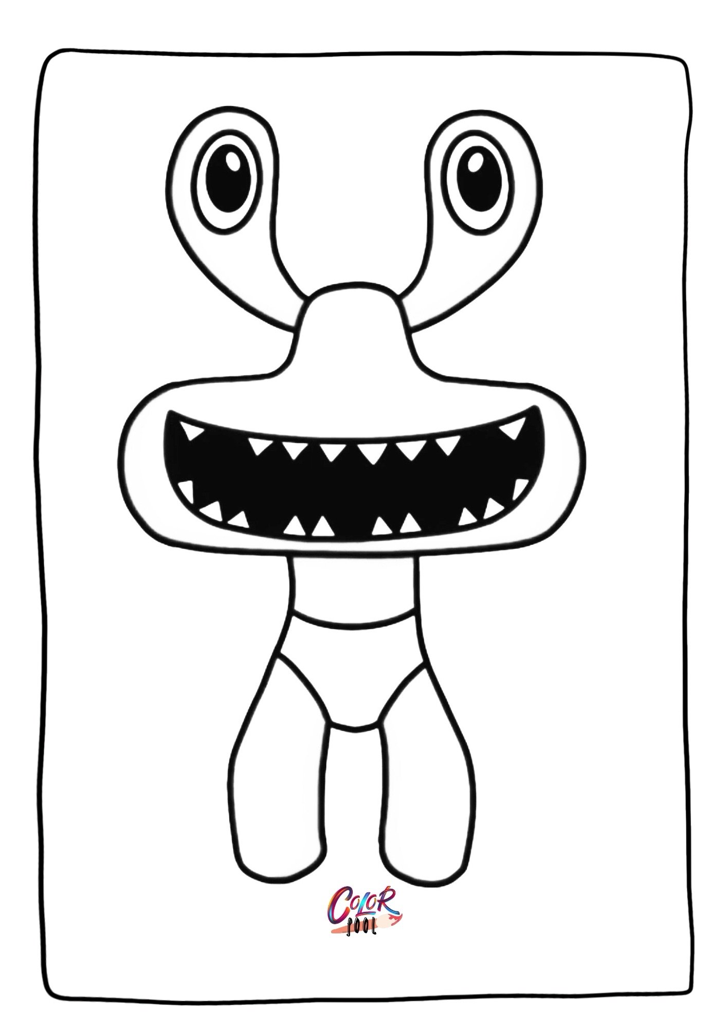 rainbow friends coloring sheets 