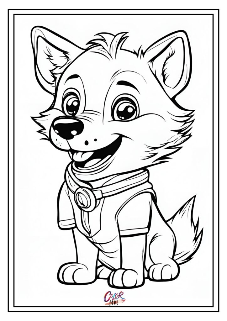 wolf coloring pages
