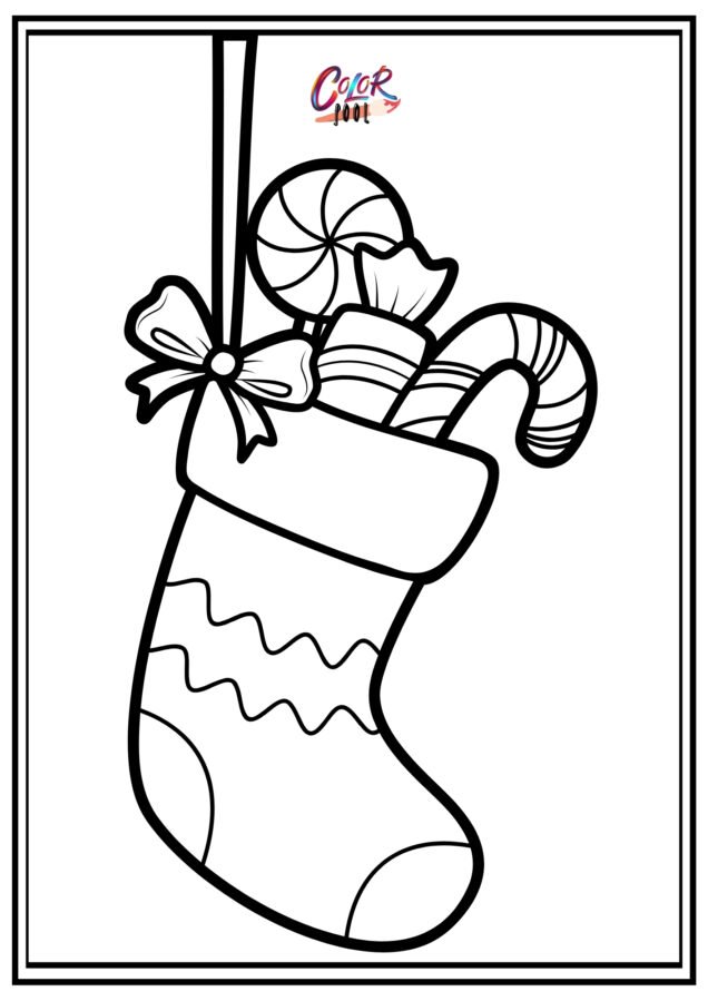 Christmas ornament coloring pages